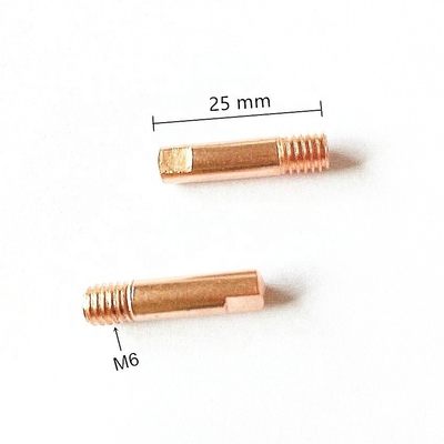 Binzel 15AK CO2 MIG Torch 0.8mm Punta de contacto de cobre para un rendimiento de soldadura duradero