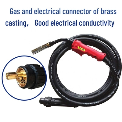 Cable personalizado de 4 m 500A CO2 Gas blindado MIG Saldado con antorcha KR-500