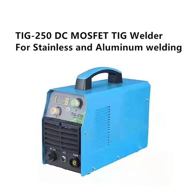 Invertidor de MOSFET CC 200A TIG-250 Tig Soldador para soldadura de acero inoxidable y aluminio 220V 18V 18