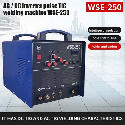 220V Inverter de entrada nominal controlado por AC DC TIG Soldador WSE250 con motor de enfriamiento por aire