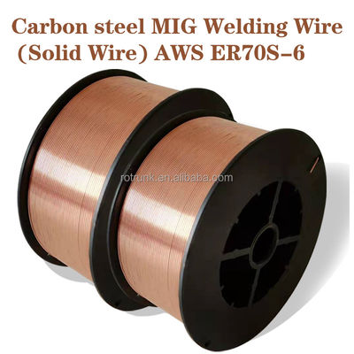 Acero al carbono ordinario MIG cable de soldadura de 1.2 mm ER70S-6 especificaciones