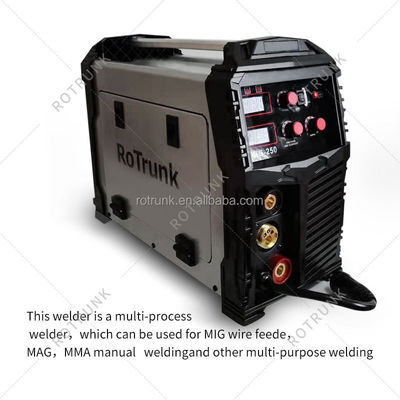 Apoyo OEM personalizado MIG 250 3 en 1 máquina de inversor de soldadura para soldadura MMA / MIG / MAG