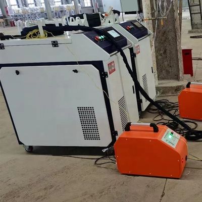Máquina de soldadura por láser de fibra portátil de 1000W HB-W1000 para acero inoxidable y aleación de aluminio
