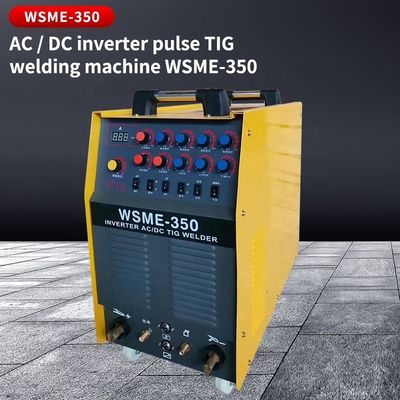 Invertidor IGBT de precisión de 300 amperios AC DC TIG Soldador 30 DC MOTOR 64 Tig WSME-350 para el aluminio
