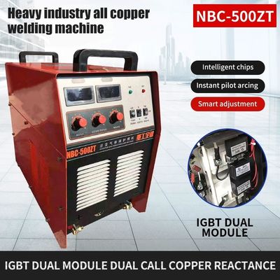 Línea de control de núcleo de reactividad de cobre de doble llamada para soldadura de placas superiores a 1,0 mm NBC-500ZT