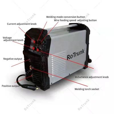 3 en 1 Mig 250 Amperios IGBT máquina de soldadura INVERTOR 110v Micro alambre de soldadura inversores 200A