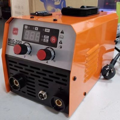 Máquina de soldadura de arco de inversor IGBT MIG 200 con alambre de frecuencia y flujo de 50/60HZ