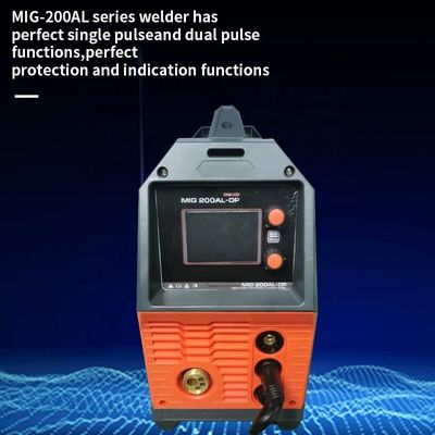 Máquina de soldadura MIG con doble pulso digital 230V NBM 220A IGBT Inverter para MMA y MIG