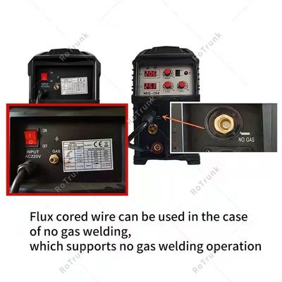 Máquina de soldadura MIG IGBT de 3 en 1 con inversor multifunción CO2 MIG250 para acero inoxidable