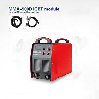 Máquina de soldadura de arco con inversor IGBT de 500 amperes fácil de operar con clase de aislamiento 0.92