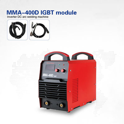 Máquina de soldadura por arco de inversor MMA-400D 400amp IGBT Soldadora de arco industrial MOTOR CC 25KG