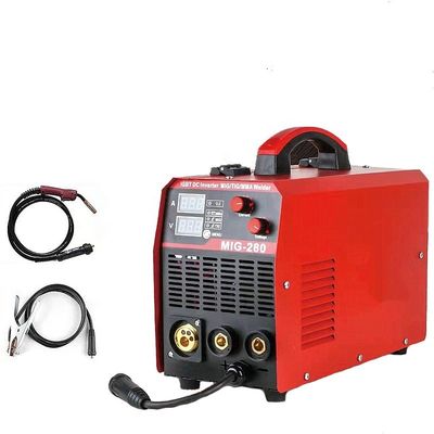 MIG280 ARC Soldadores Máquina de soldadura Mig multifunción IGBT 4 en 1 Inverter 50/60HZ IP21S