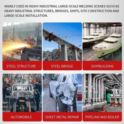 500 Amp NBC-500ZT Industria MIG máquina de soldadura de doble módulo de doble llamada Reactancia de cobre