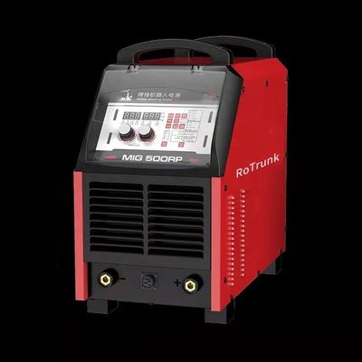 IGBT Inversor doble pulso Mig soldador de aluminio máquina de soldadura de gran peso MIG-500DP