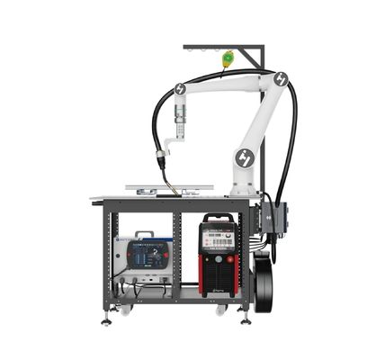 380 V de tensión de entrada nominal Sistema de soldadura robótica industrial con capacidades versátiles