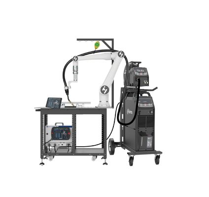 380 V de tensión de entrada nominal Sistema de soldadura robótica industrial con capacidades versátiles