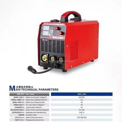 Descubra la versatilidad de SmartArc 280 La máquina de soldadura para acero inoxidable de hierro