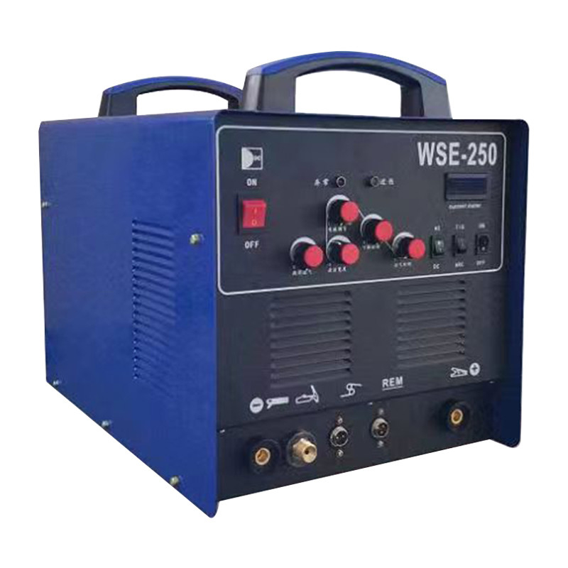 220V Inverter de entrada nominal controlado por AC DC TIG Soldador WSE250 con motor de enfriamiento por aire