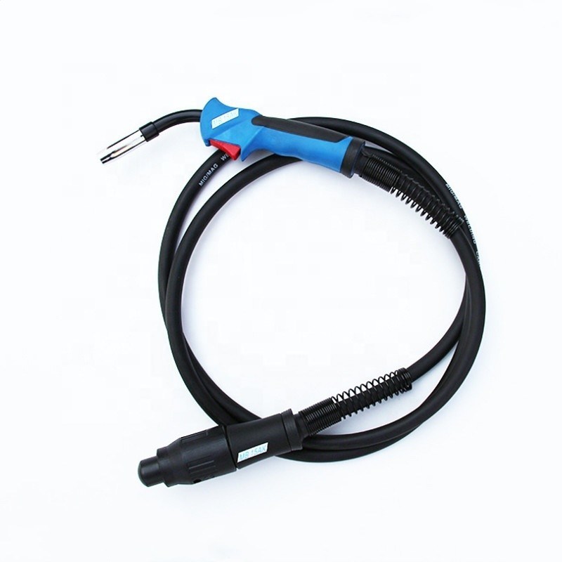 Largo del cable de 4m 5m 8m tipo Binzel CO2 Gas aire enfriado Mig antorcha de soldadura 15AK