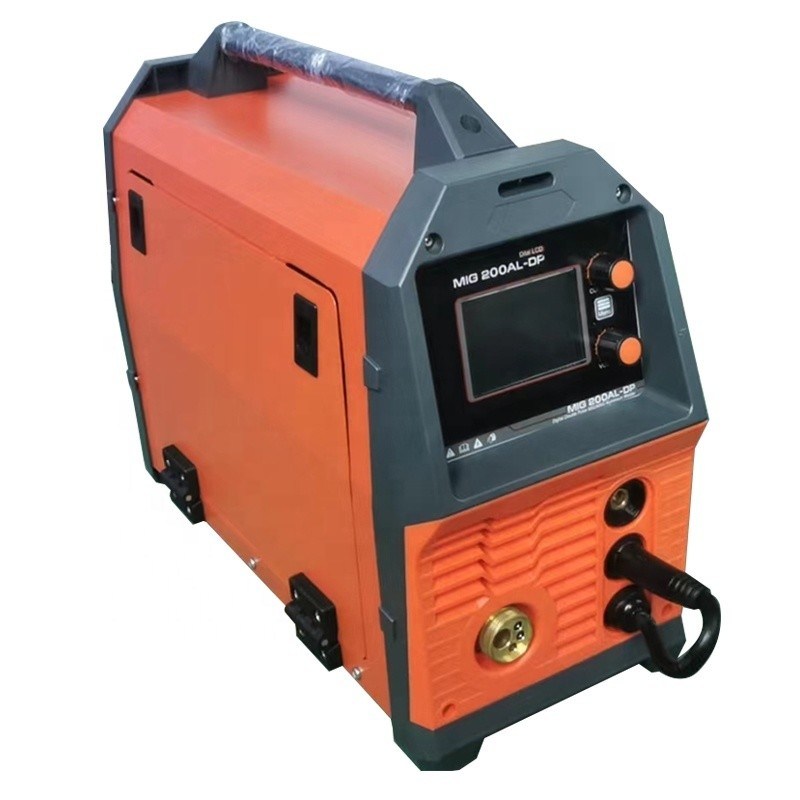 Máquina de soldadura MIG con doble pulso digital 230V NBM 220A IGBT Inverter para MMA y MIG