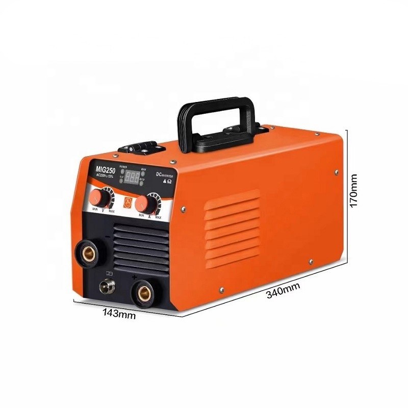 120A Flux Cored Wire Mini Inverter Sin gas Auto-escudo MIG máquina de soldadura MIG 200