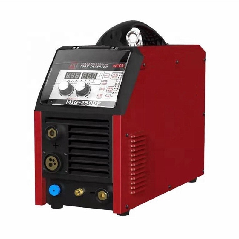 Máquinas de soldadura de aluminio MIG-500DP Inversor IGBT doble pulso MIG soldadora 500A con accesorios