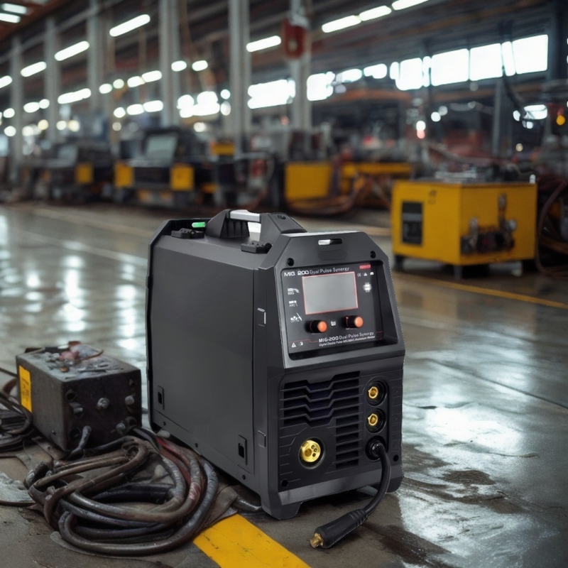 NBM-200 Soldadura con inversor de doble pulso para acero al carbono, acero inoxidable y aleación de aluminio